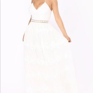 Royal wedding lace dress